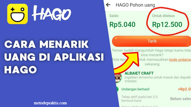 Begini Cara Menarik Uang di Hago Sampai Dapat