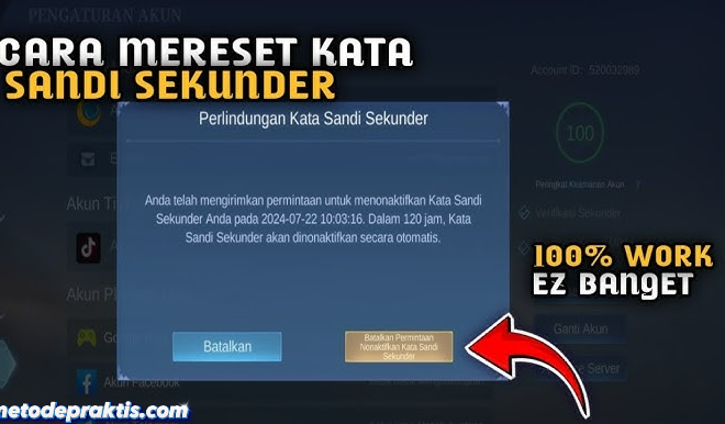 Kata Sandi Sekunder ML: Tips Mengamankan Akun Anda