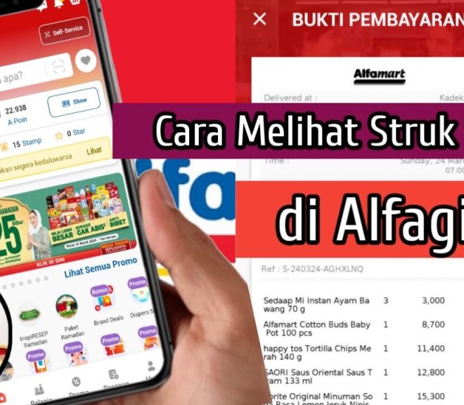 Cara Melihat Struk di Alfagift Untuk Mengurangi Kertas